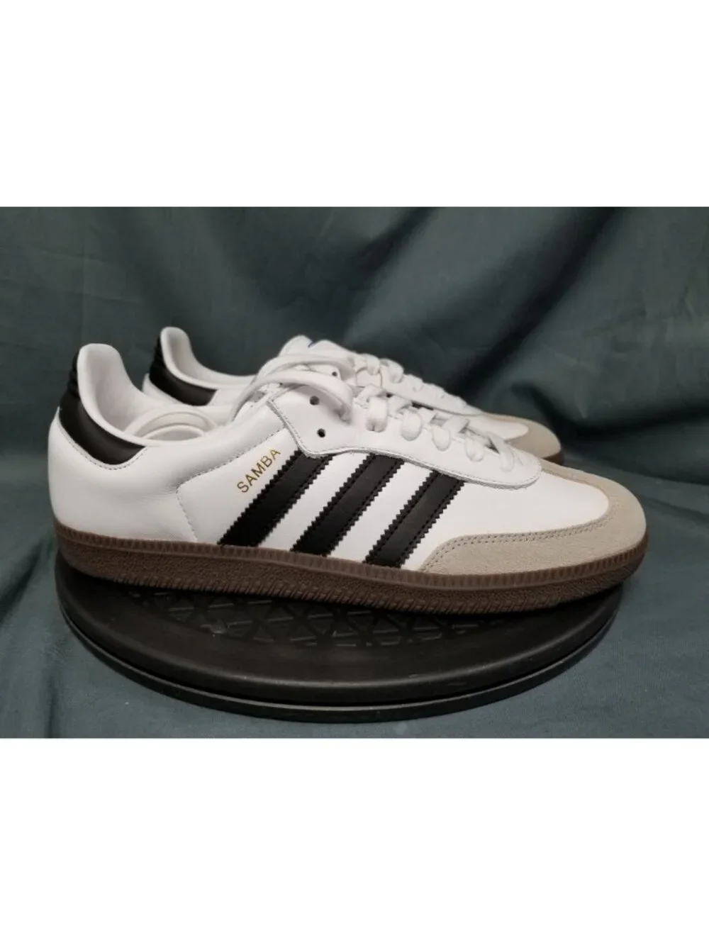 Adidas Samba OG J IE3675 Cloud White Core Black Gum Boys Size 5.5 NEW NO BOX!
